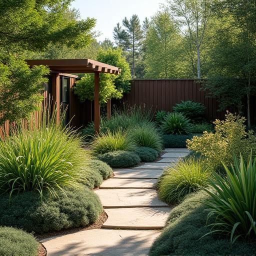 在来種の植栽エリア